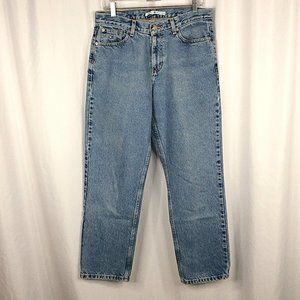Vintage Tommy Hilfiger Jeans Womens 10 Blue Stonewash Straight Leg 90s Y2K